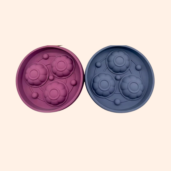 Gamelle 3 en 1 pour Chien – Anti-Glouton, Tapis de Léchage & Moule à Gâteaux