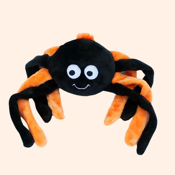 Jouet- Araignée orange HALLOWEEN.