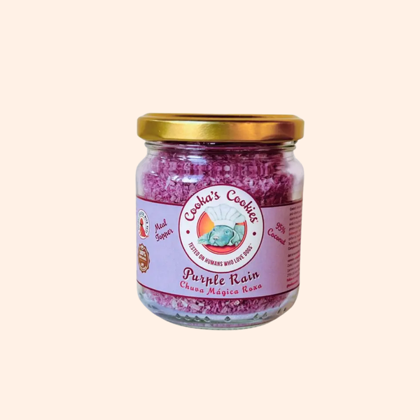 Purple Rain — Garniture pour repas chiens & chats