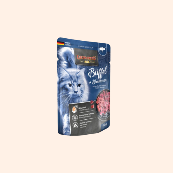 LEONARDO® Sachet fraîcheur Buffle & Myrtille – 85 g