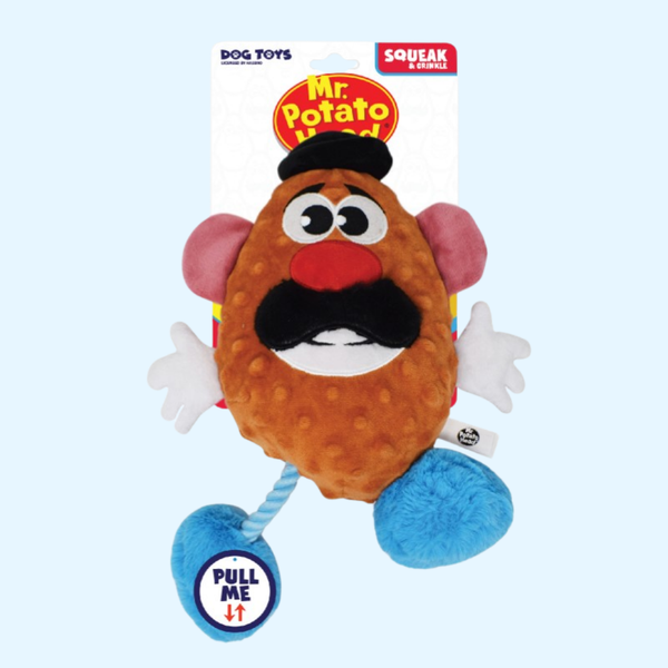Peluche Mr Patates pour chien — Disponible en deux tailles