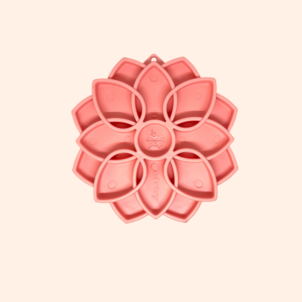 Plateau d'enrichissement Mandala couleurs pastel