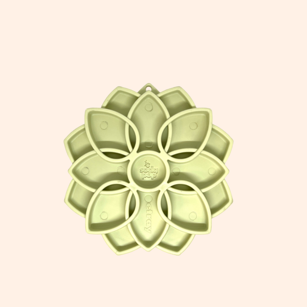 Plateau d'enrichissement Mandala couleurs pastel