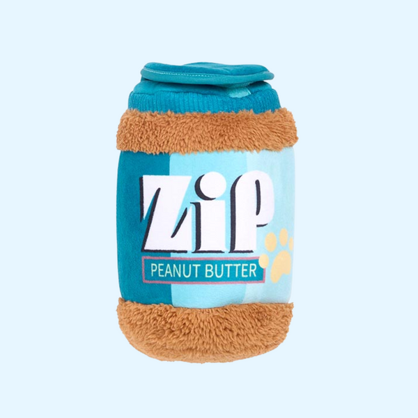 Peluche de fouille Bungee Burrow – Pot de beurre de cacahuète ZippyPaws