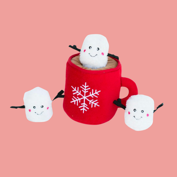Peluche de fouille- Holiday Burrow® - Chocolat chaud Hot Cocoa