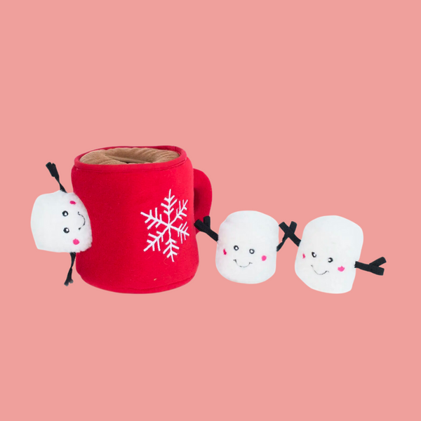 Peluche de fouille- Holiday Burrow® - Chocolat chaud Hot Cocoa