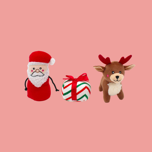 Peluche de fouille- Holiday Burrow- Traîneau du Père Noël