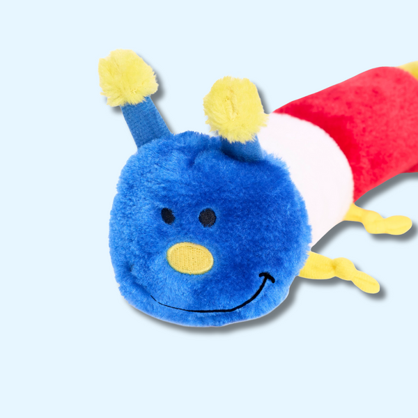 peluche pour chien Zippy Caterpillar – Couleurs Primaires