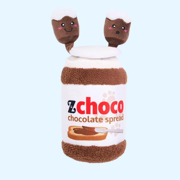 PELUCHE DE FOUILLE - Bungee Burrow – Pot de Pâte à Tartiner au Chocolat pour Chien