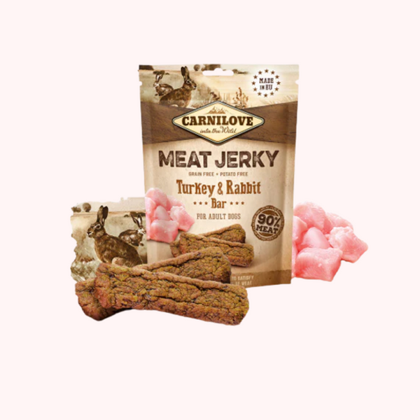 friandise-Carnilove Jerky Snack – Dinde & Lapin