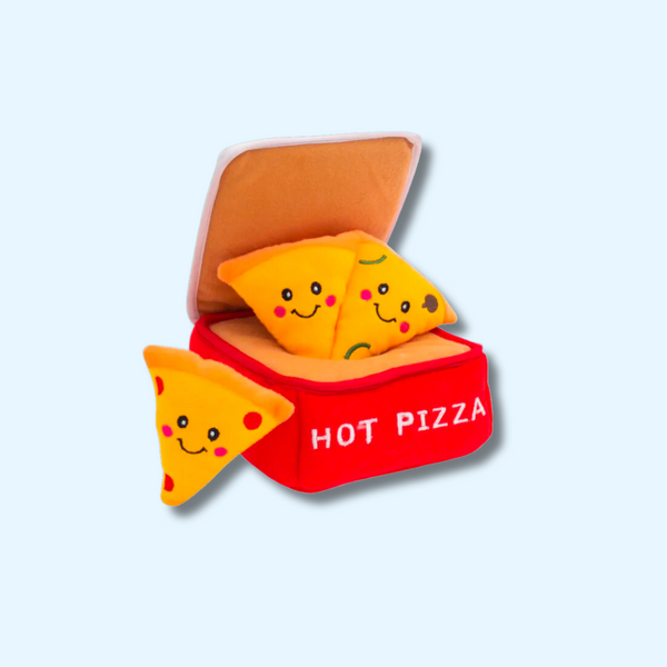 Peluche d'occupation - Zippy Burrow - Boîte à pizza