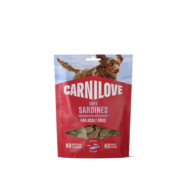 Soft Snack sardines & ail des ours pour chien – Carnilove