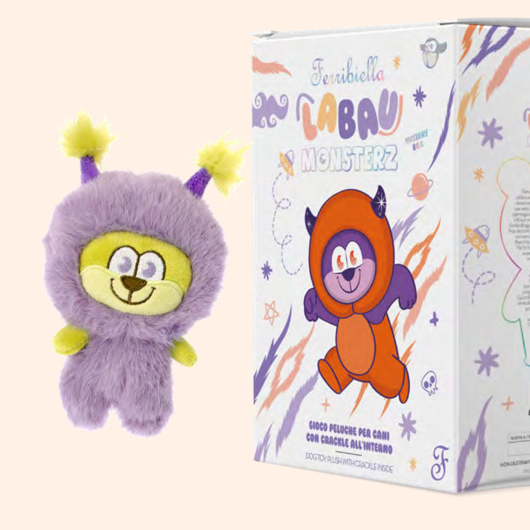Peluche surprise pour chien Labau Monsterz – Ferribiella