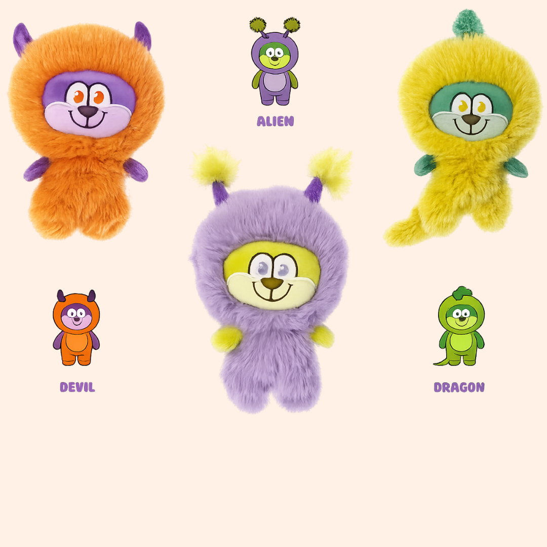 Peluche surprise pour chien Labau Monsterz – Ferribiella