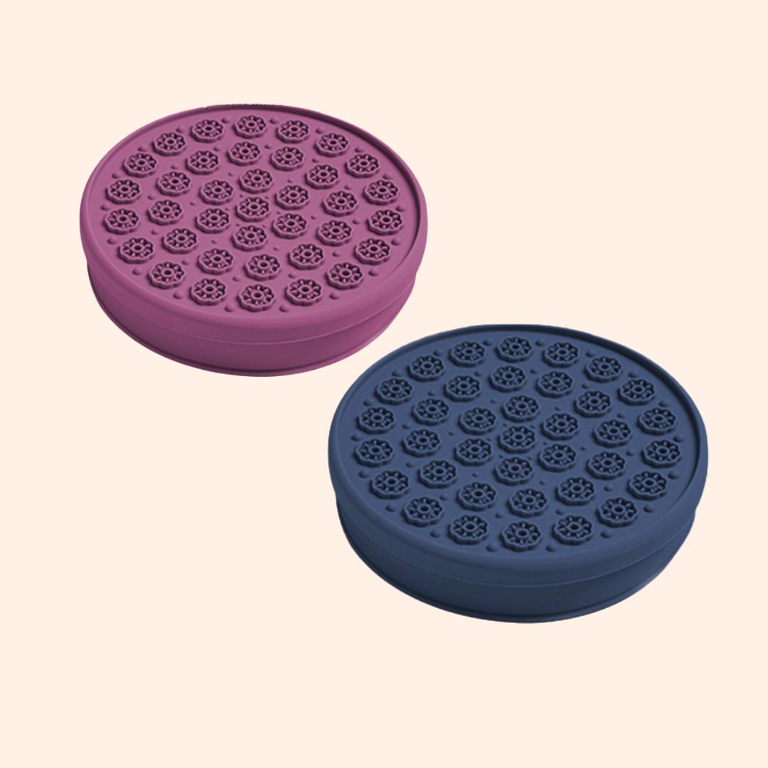 Gamelle 3 en 1 anti-glouton pour chien – léchage et moule à gâteaux