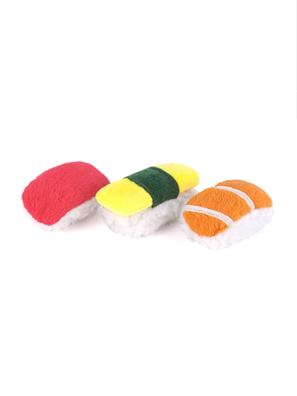 Lot de 3 sushis en peluche avec catnip pour chat – Feline Frenzy – P.L.A.Y.