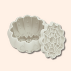 Coloris blanc avec couvercle en relief toile d'araignée