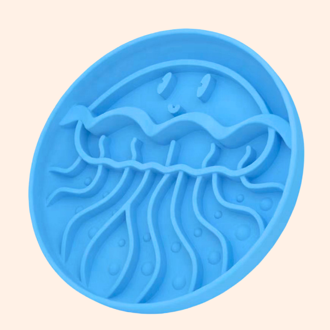 Gamelle anti-glouton pour chien Méduse