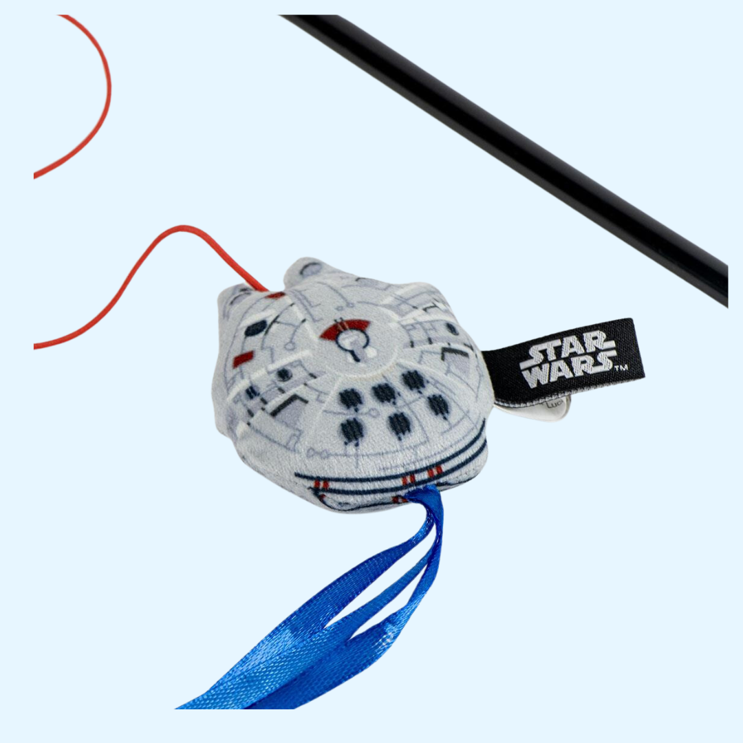 Canne à pêche pour chat Faucon Millenium Star Wars – Cerdá