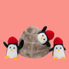 Peluche de fouilles- Igloo et ses pingouins