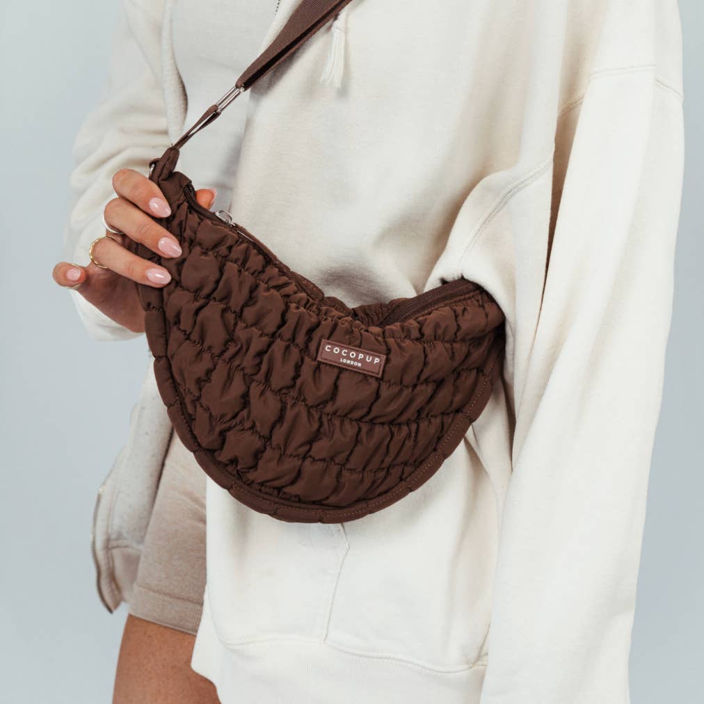 Sac bandoulière croissant pour promenade de chien – Cocopup