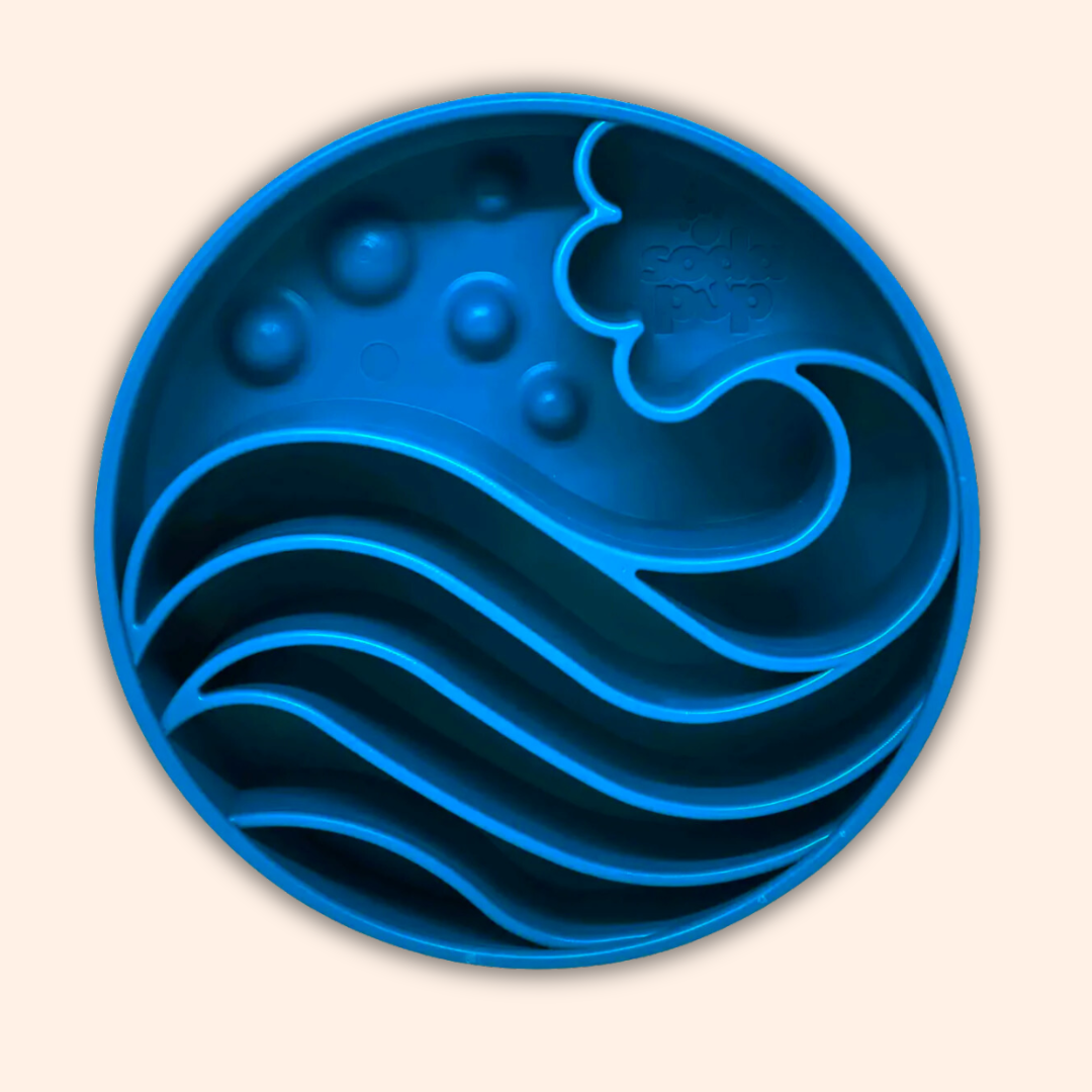 Gamelle anti-glouton pour chien Wave – SodaPup