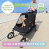 Apollo 3-en-1 – Poussette Premium pour Chien et Chat jusqu'à 60 kg