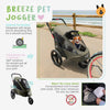 Petique Breeze – Poussette & Remorque Vélo pour Chien jusqu'à 30 kg