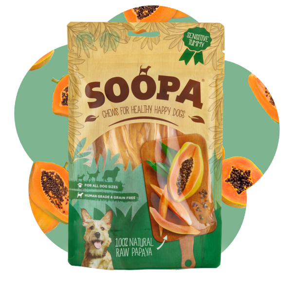 Papaye séchée pour chien Soopa – mastication naturelle – 85 g