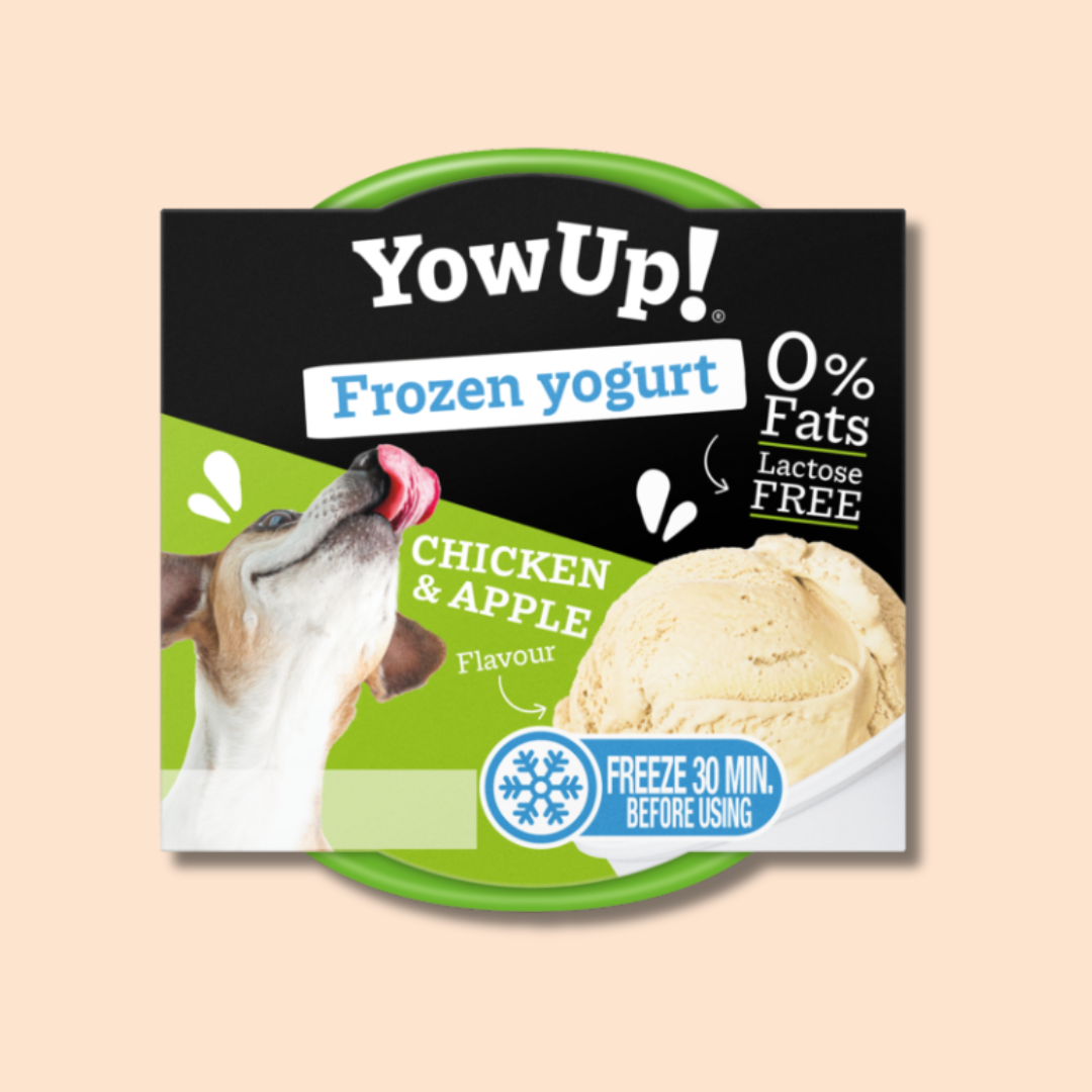 Yaourt glacé pour chien & chat poulet & pomme – YowUp!