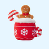 Jouet interactif pour chien – Chocolat chaud & Bonhomme en pain d’épices