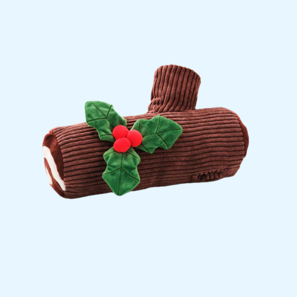 Jouet d’occupation pour chien – Bûche de Noël  – The Foggy Dog