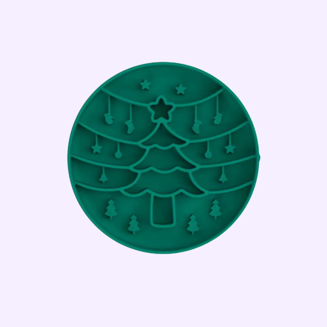 Gamelle d'occupation Sapin de Noël pour chien – mangeoire lente