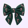 Nœud papillon pour chien – Candy Canes de Noël-The Foggy Dog