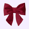 Nœud papillon en velours bordeaux – The Foggy Dog