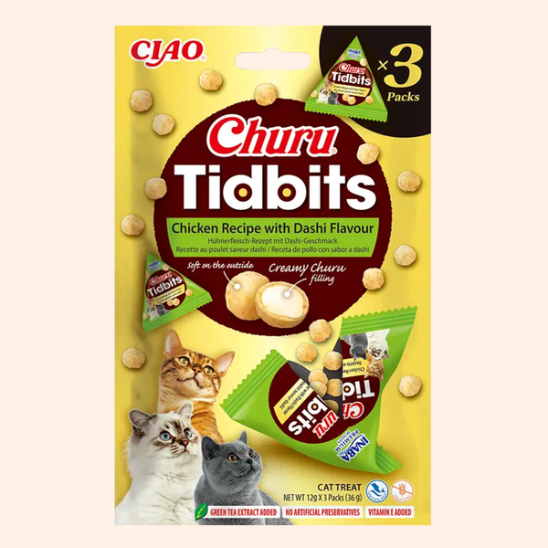 INABA – Bouchées pour Chat Poulet Saveur Dashi