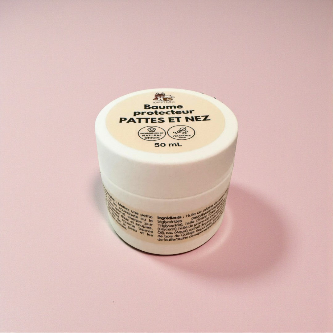 Baume protecteur naturel pattes et truffe pour chien & chat – 50 ml