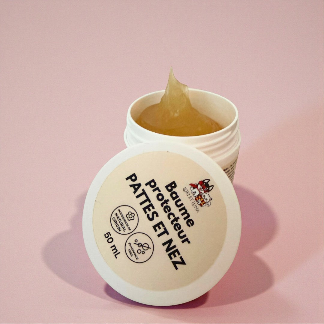 Baume protecteur naturel pattes et truffe pour chien & chat – 50 ml