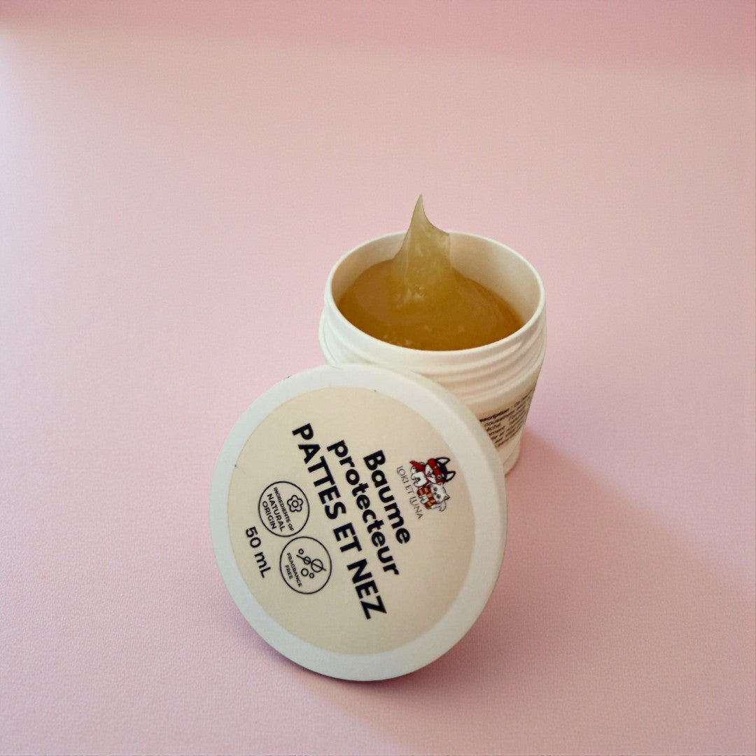 Baume protecteur naturel pattes et truffe pour chien & chat – 50 ml
