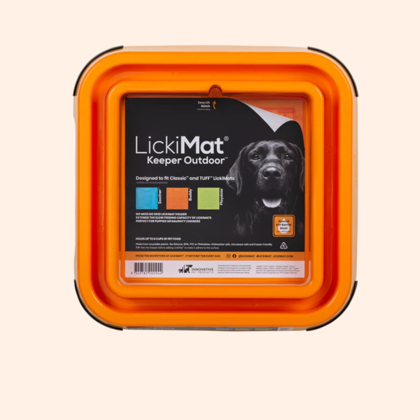 LickiMat® Outdoor Keeper™ – Support anti-dérapant & gamelle enrichissante pour chien