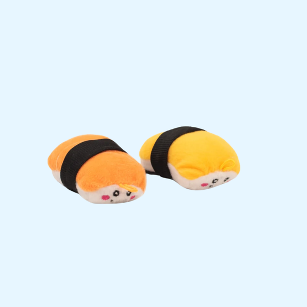 Peluche pour chat lot de 2 sushis catnip – NomNomz – ZippyPaws