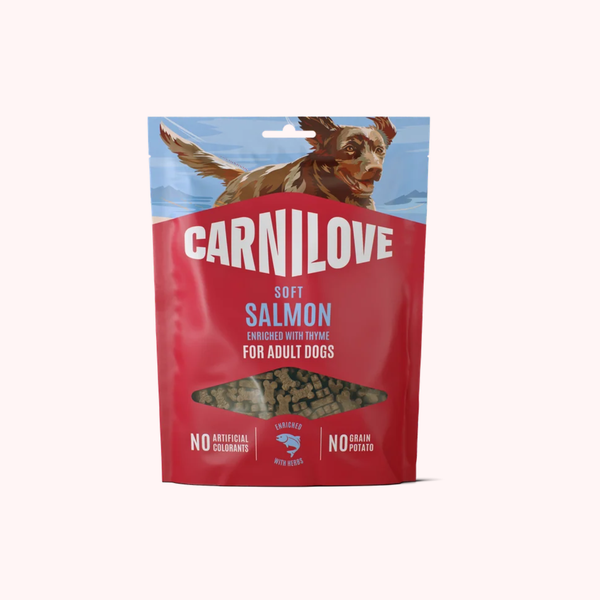 Soft Snack saumon & thym pour petit chien – Carnilove – 200 g