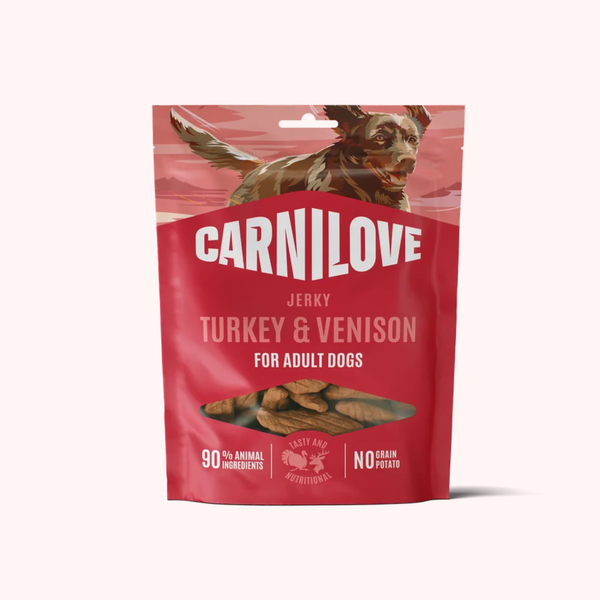 Jerky Snack dinde & gibier pour chien – Carnilove – 100 g