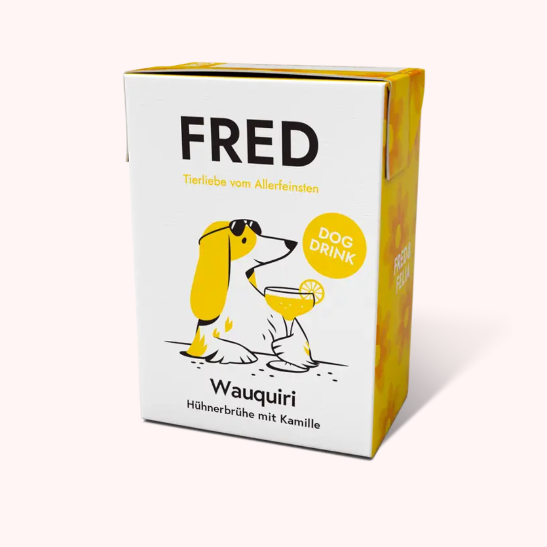 Boisson pour chien au poulet Wauquiri – Fred & Felia