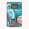 Pâtée pour chat poisson & crevettes – Leonardo – 85 g