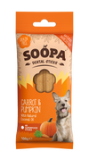 Bâtonnets dentaires carotte & citrouille pour chien Soopa – 100 g – photo 2
