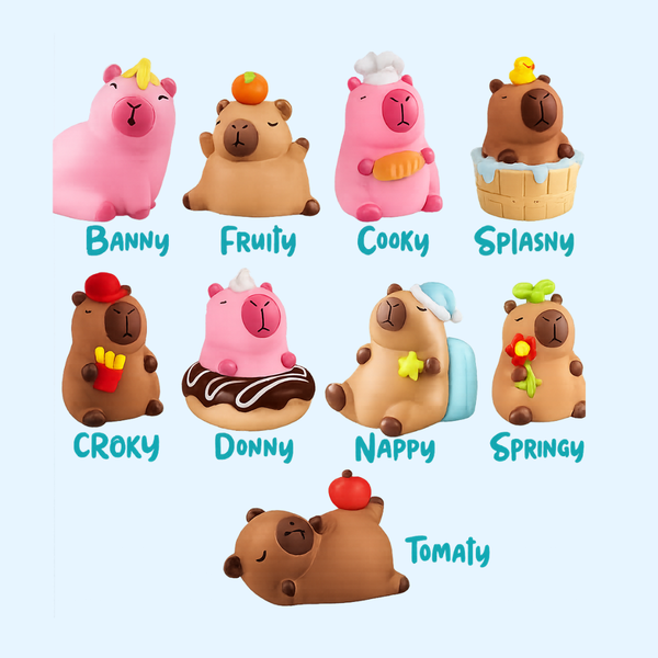 Capybara Mystery Box – jouet latex à couineur pour chien – Leopet