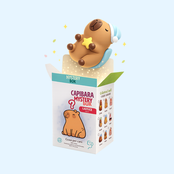Capybara Mystery Box – jouet latex à couineur pour chien – Leopet