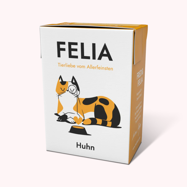 Pâtée pour chat monoprotéine poulet – Fred & Felia – 200 g