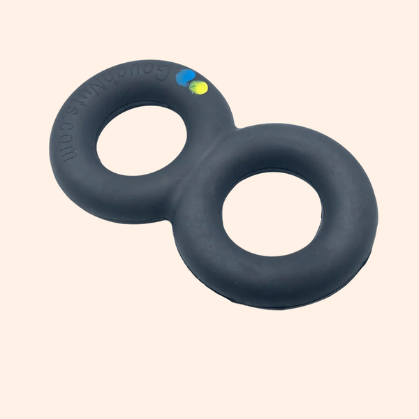 Goughnuts « Maxx » Tug Noir — Jouet robuste (taille L)